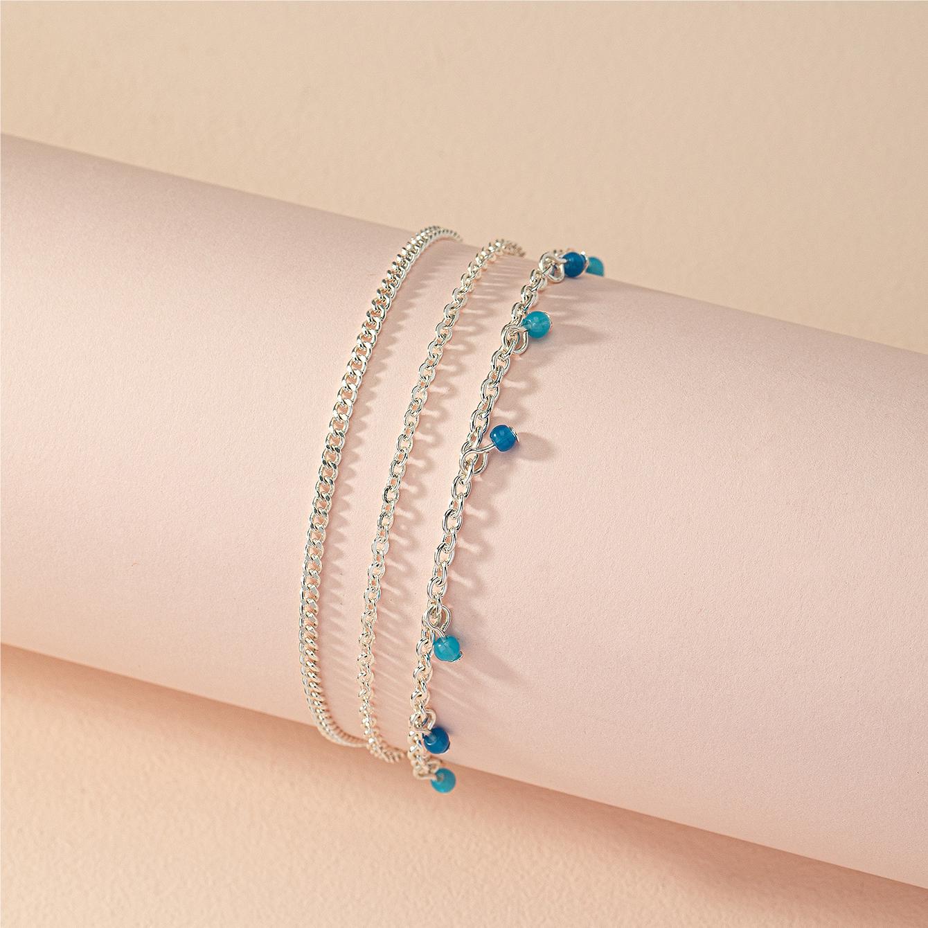 Fairy Style Elegant Round Dots Iron Anklet