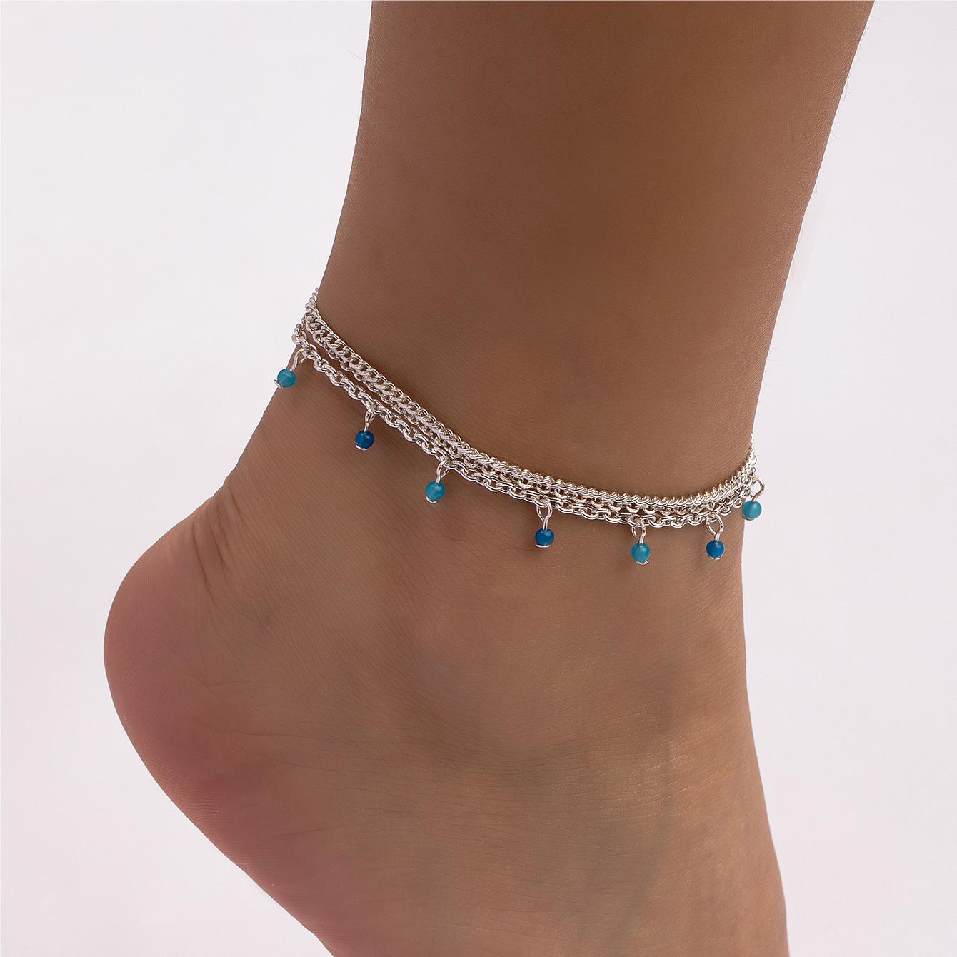 Fairy Style Elegant Round Dots Iron Anklet