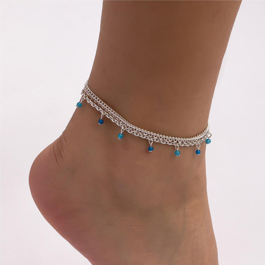 Fairy Style Elegant Round Dots Iron Anklet