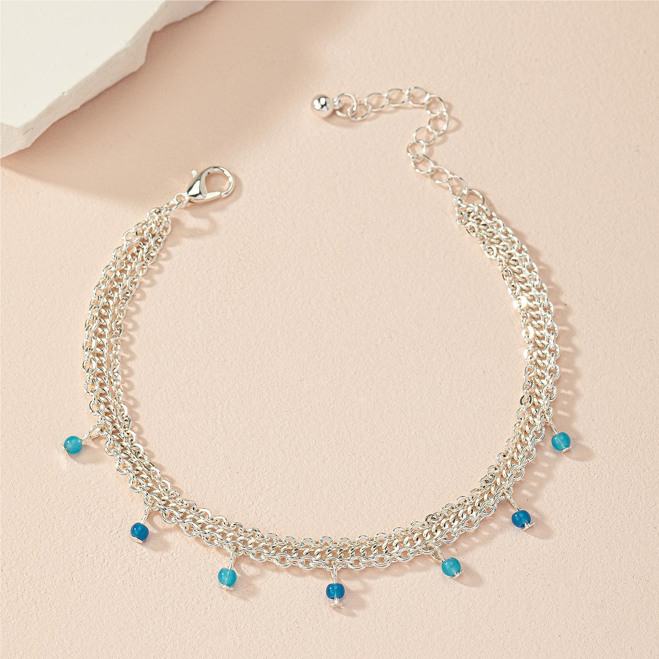 Fairy Style Elegant Round Dots Iron Anklet