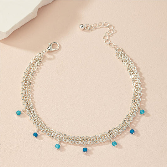 Fairy Style Elegant Round Dots Iron Anklet